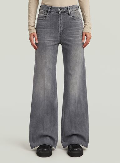 Deck Ultra High Wide Leg Jeans